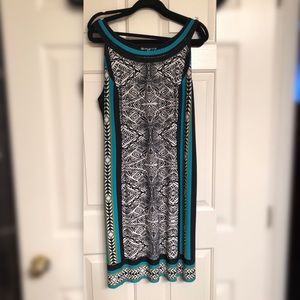 STUDIO ONE MAXI SUMMER DRESS WITH MESH ACCENT 18W